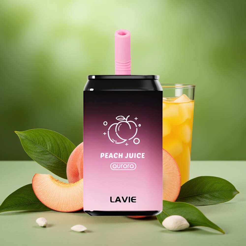 LAVIE Aurora 11000 Puffs 22ML Jugo de Durazno vape distributor Mexico