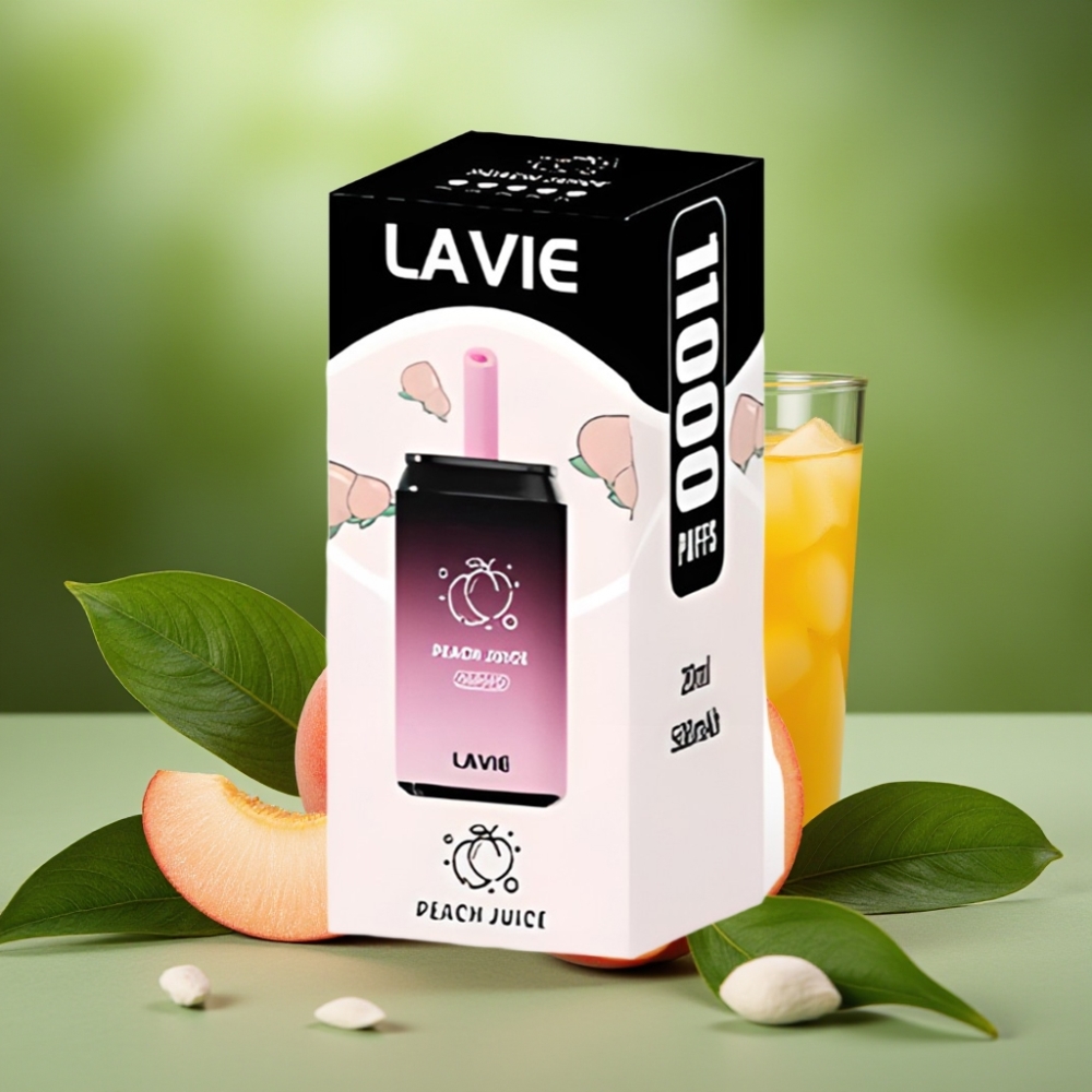 LAVIE Aurora 11000 Puffs 22ML Jugo de Durazno vape distributor Mexico