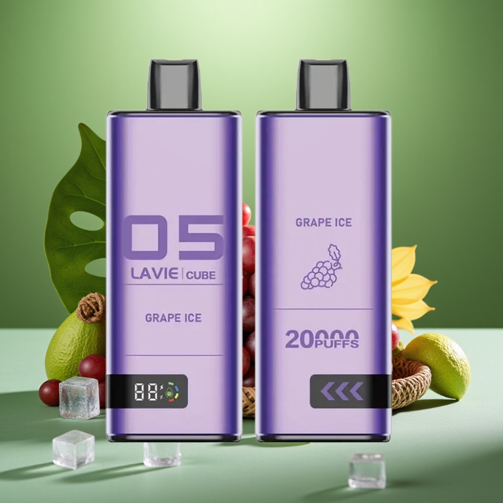 Lavie Cube 20000 Puffs 28ML Helada Uva vape distributor Mexico