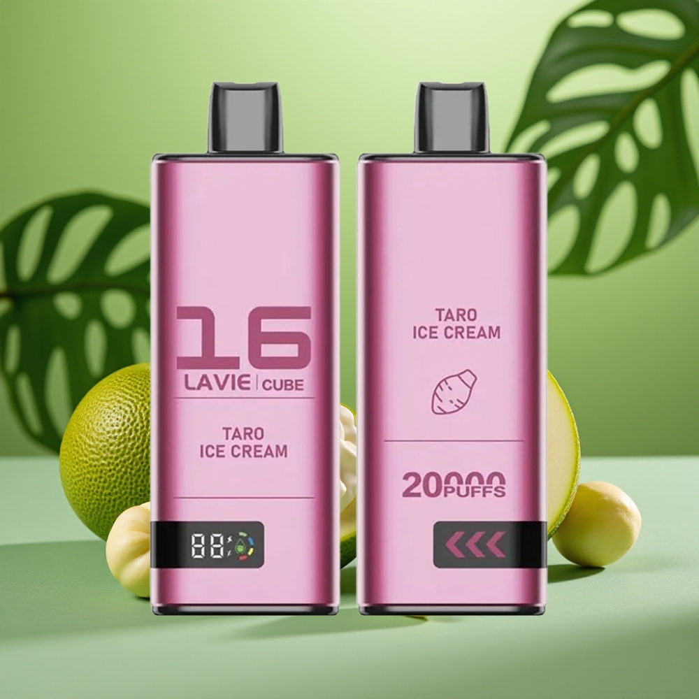 Lavie Cube 20000 Puffs 28ML Helado de Taro vape distributor Mexico