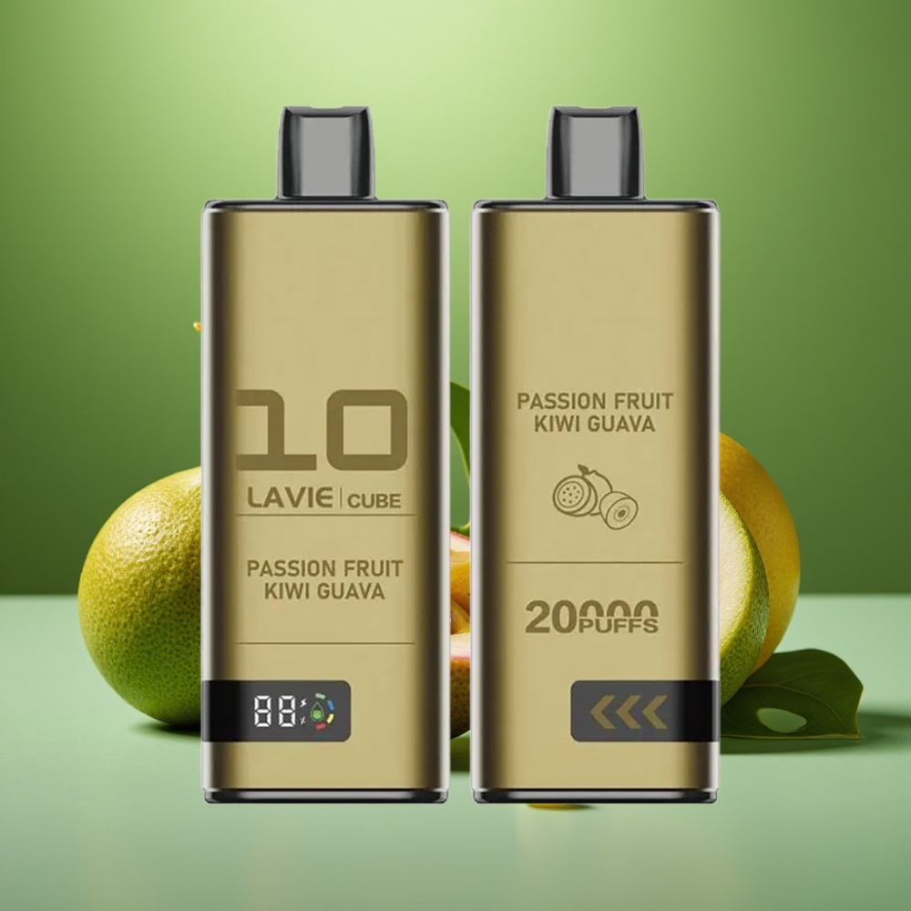 Lavie Cube 20000 Puffs 28ML Maracuyá Kiwi Guayaba vape distributor Mexico