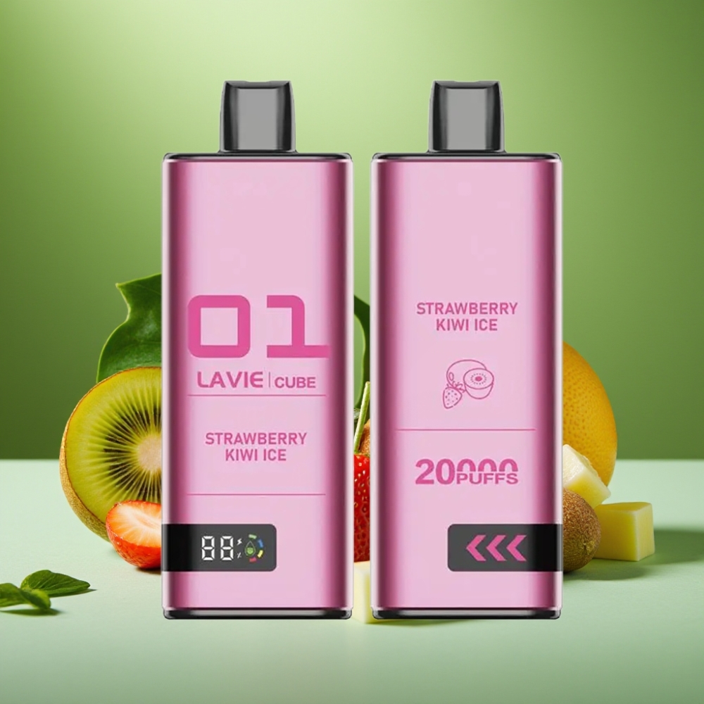 Lavie Cube 20000 Puffs 5% Fresa Kiwi Hielo vape distributor Mexico