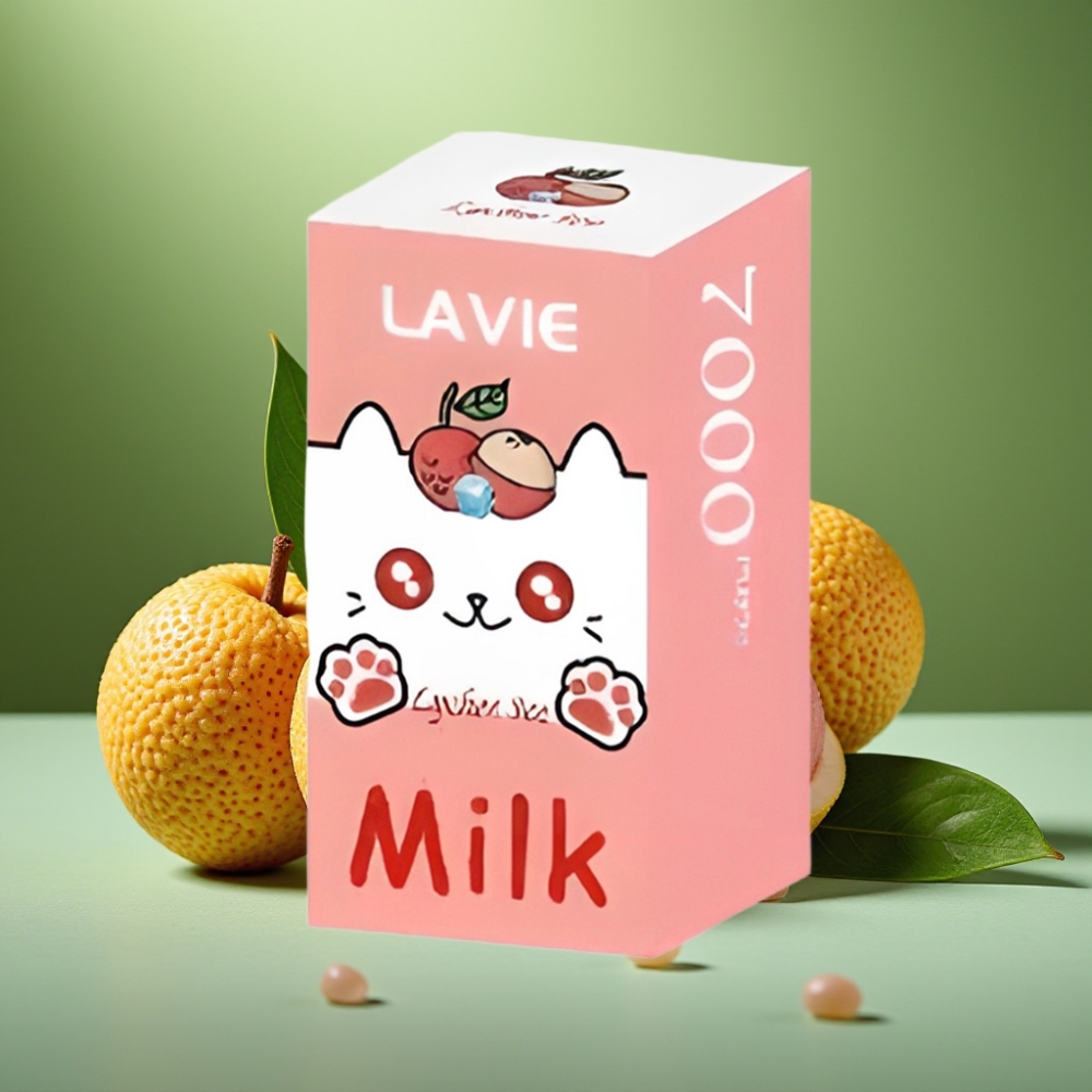LAVIE Milk 7000 Puffs 16ML Lichi Hielo vape distributor Mexico