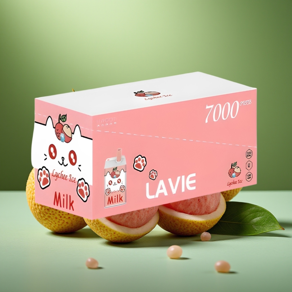 LAVIE Milk 7000 Puffs 16ML Lichi Hielo vape distributor Mexico