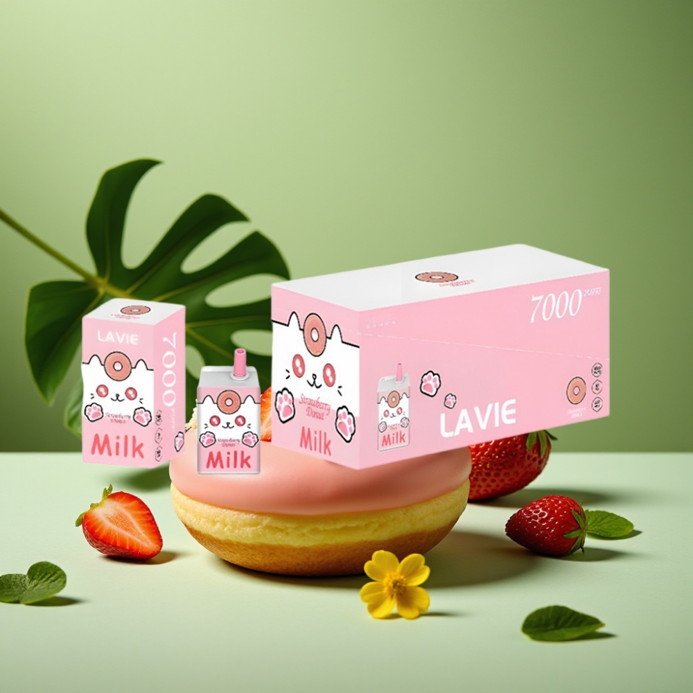 LAVIE Milk 7000 Puffs 16ML Rosquilla de Fresa vape distributor Mexico