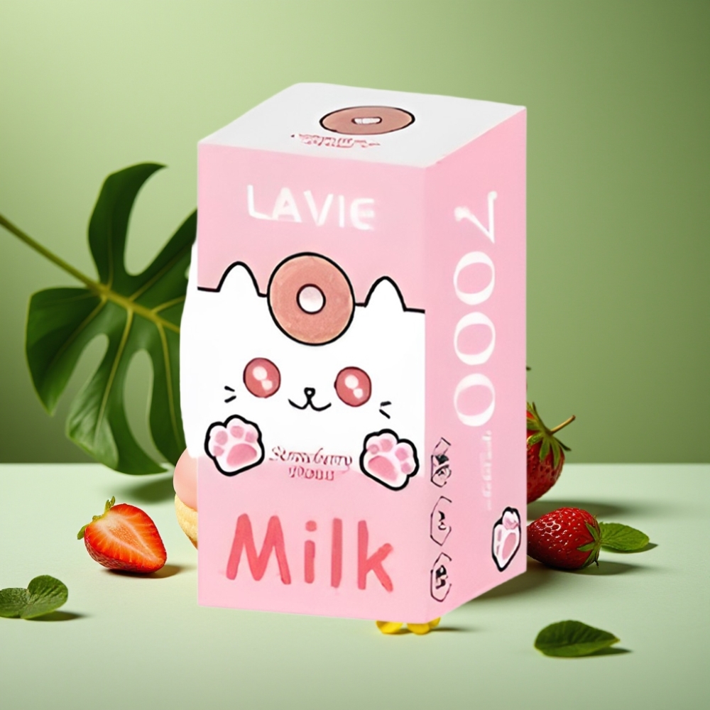 LAVIE Milk 7000 Puffs 16ML Rosquilla de Fresa vape distributor Mexico
