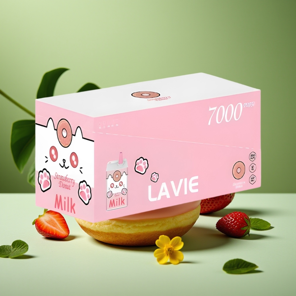 LAVIE Milk 7000 Puffs 16ML Rosquilla de Fresa vape distributor Mexico