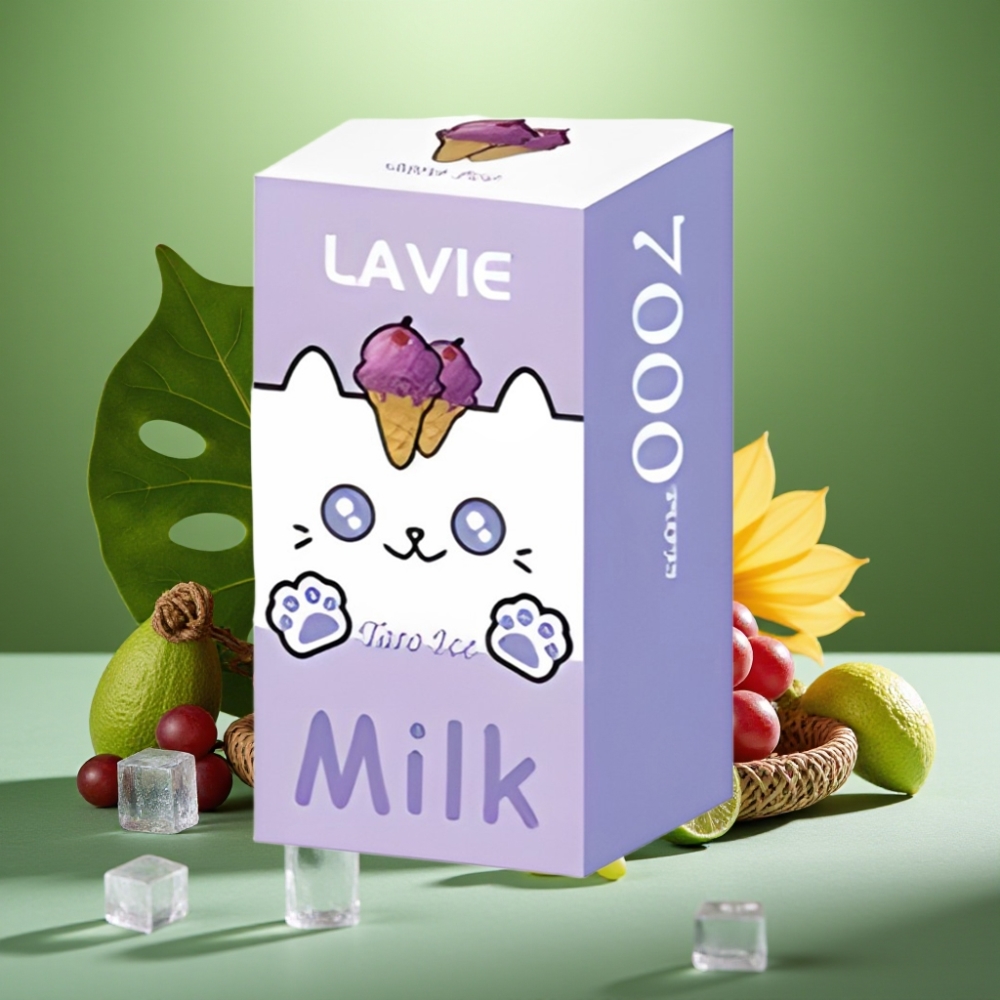 LAVIE Milk 7000 Puffs 16ML Uva Helada vape distributor Mexico