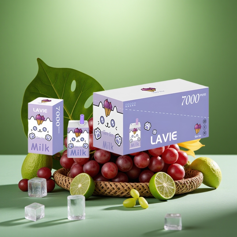 LAVIE Milk 7000 Puffs 16ML Uva Helada vape distributor Mexico