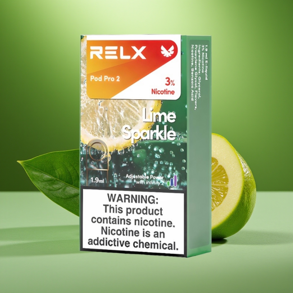 RELX Pod Pro 2 600 Puffs 3% Chispa de Lima vape distributor Mexico