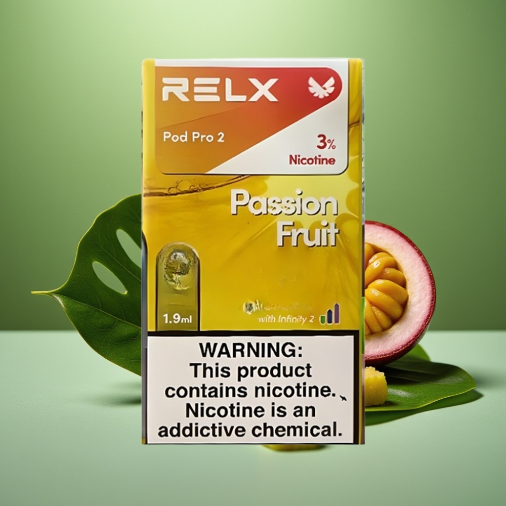 RELX Pod Pro 2 600 Puffs Maracuyá 3% vape distributor Mexico