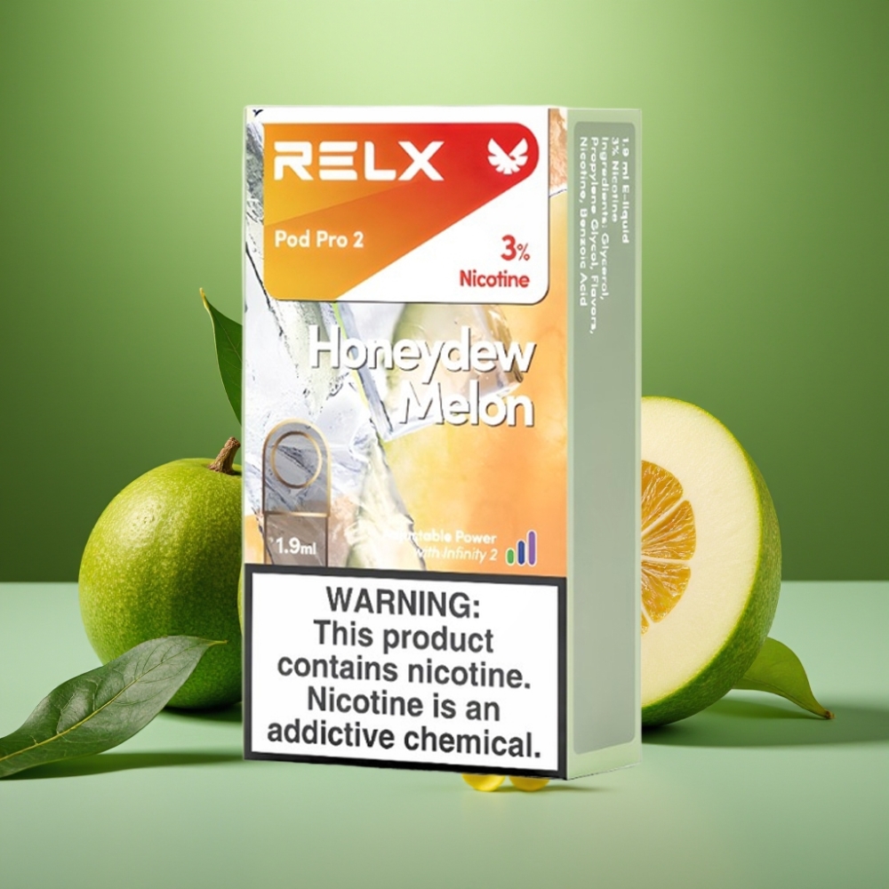 RELX Pod Pro 2 600 Puffs Melón Verde vape distributor Mexico