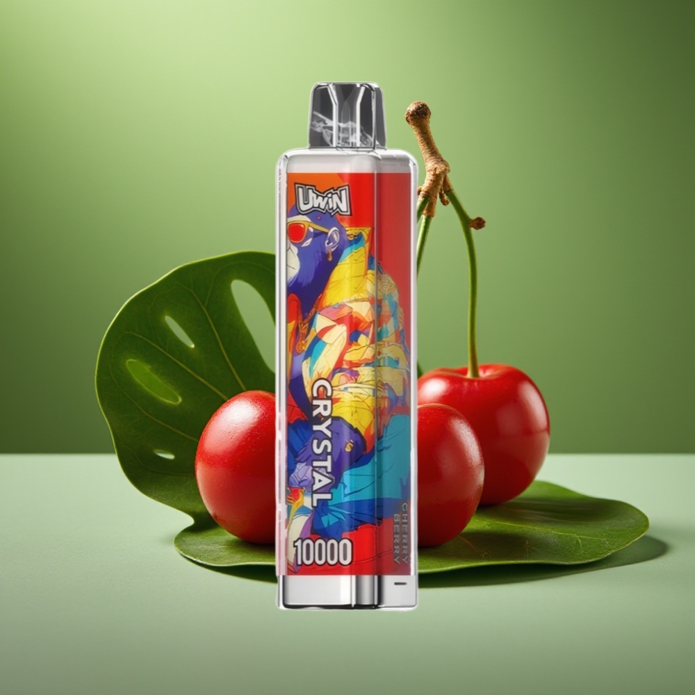 UWIN Crystal 10000 Puffs 18ml Baya Cereza RGB vape distributor Mexico