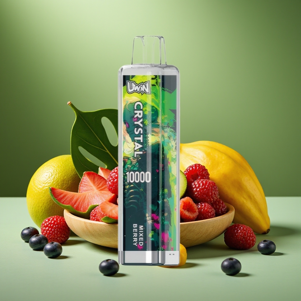UWIN Crystal 10000 Puffs 18ml Bayas Mixtas vape distributor Mexico