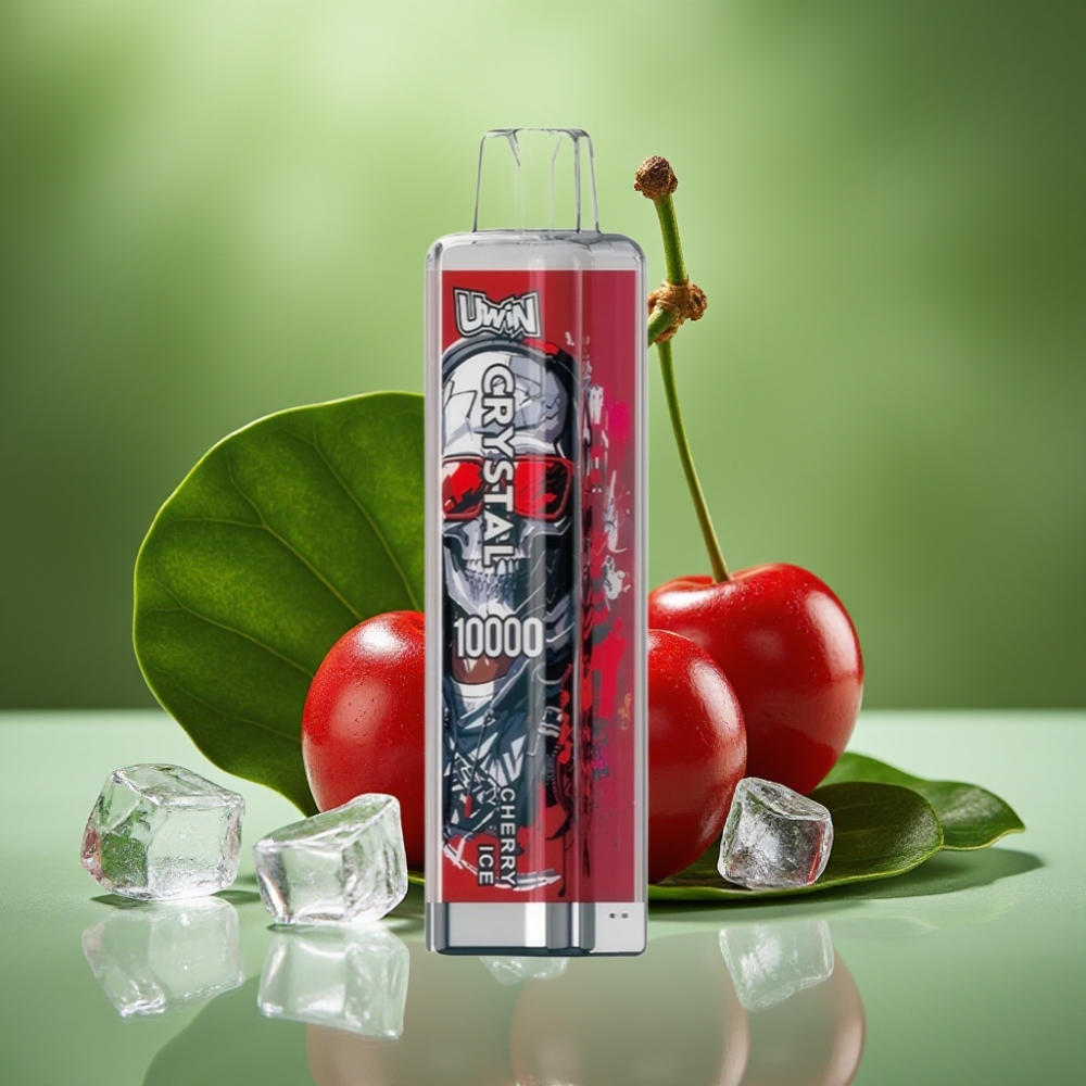UWIN Crystal 10000 Puffs 18ml Cereza Helada vape distributor Mexico