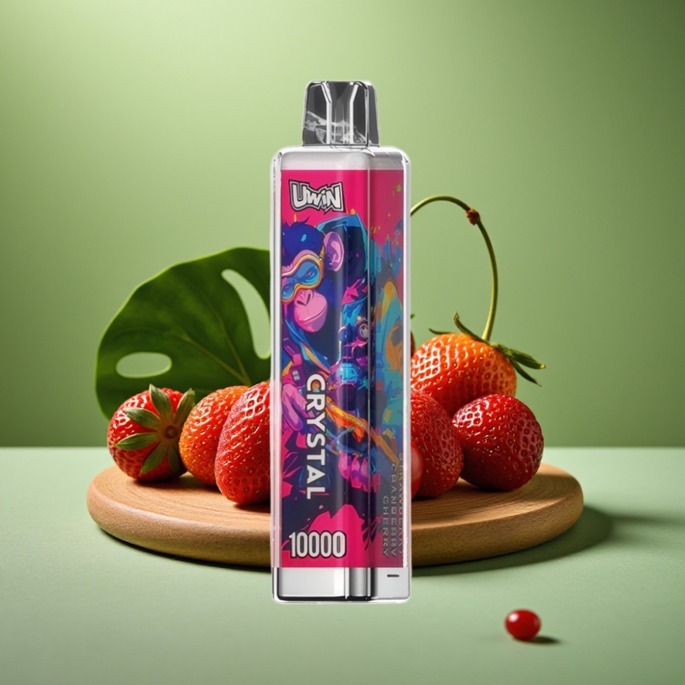 UWIN Crystal 10000 Puffs 18ml Fresa Arándano Cereza vape distributor Mexico