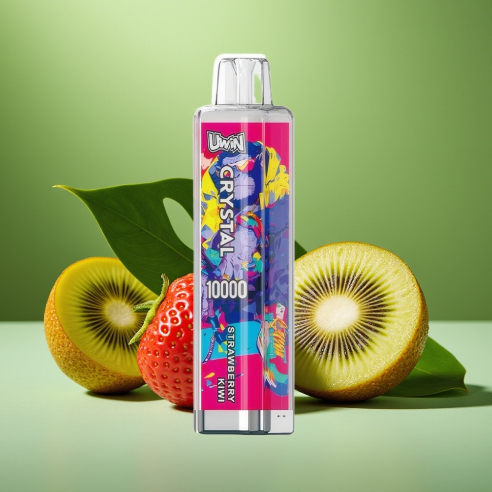 UWIN Crystal 10000 Puffs 18ml Fresa Kiwi vape distributor Mexico