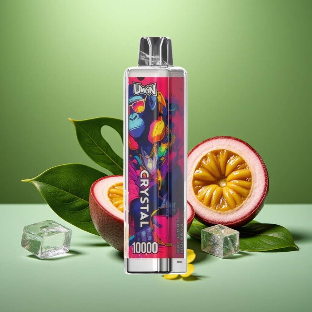 UWIN Crystal 10000 Puffs 18ml Maracuyá Helado vape distributor Mexico