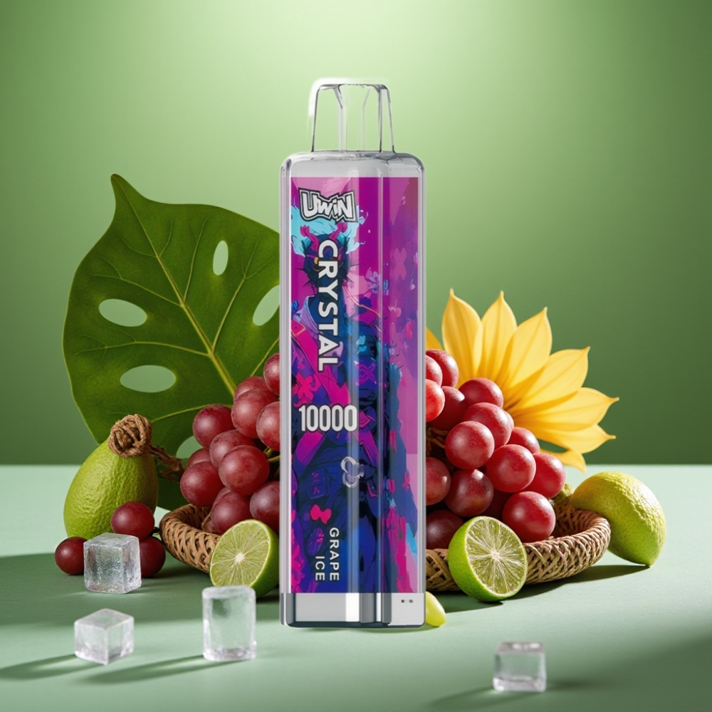 UWIN Crystal 10000 Puffs 18ml Uva Helada vape distributor Mexico