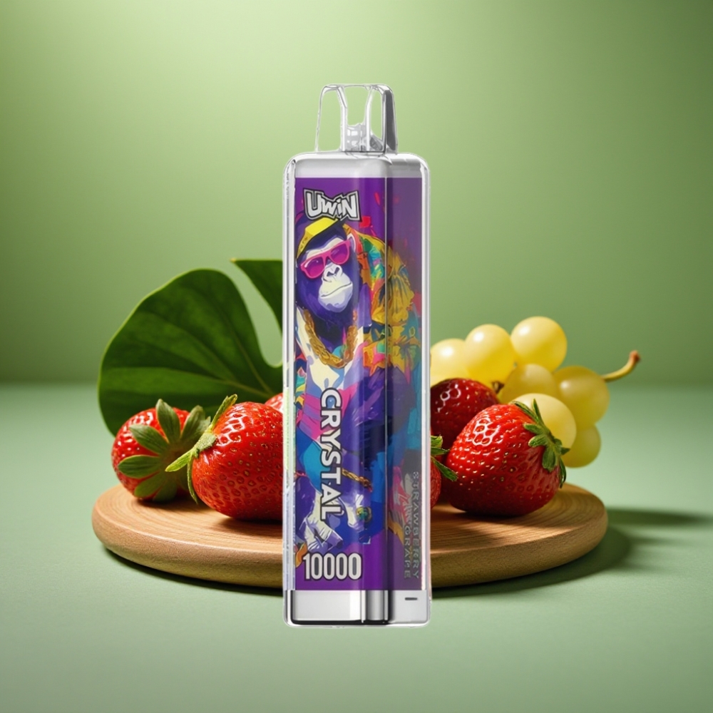 UWIN Crystal 10000 Puffs Fresa Uva RGB vape distributor Mexico