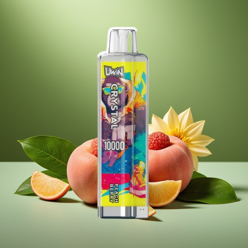 UWIN Crystal 10000 Puffs Melocotón Baya RGB vape distributor Mexico