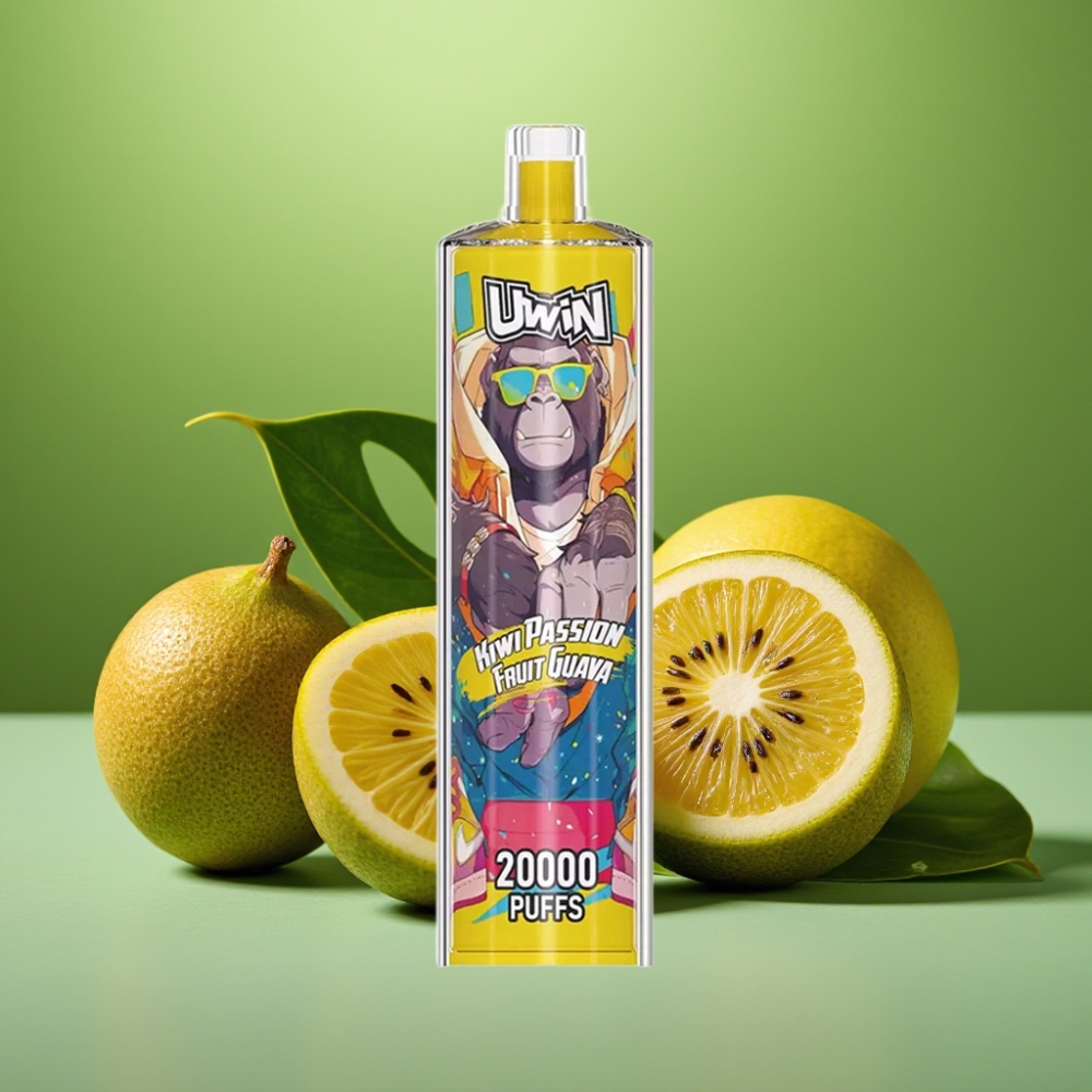 Uwin Shisha Hookah Crystal 20000 Puffs 22ml Maracayá Fruta de la Pasión Guayaba