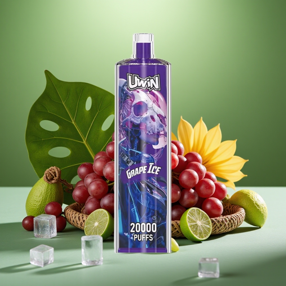 Uwin Shisha Hookah Crystal 20000 Puffs 22ml Uva Helada vape distributor Mexico