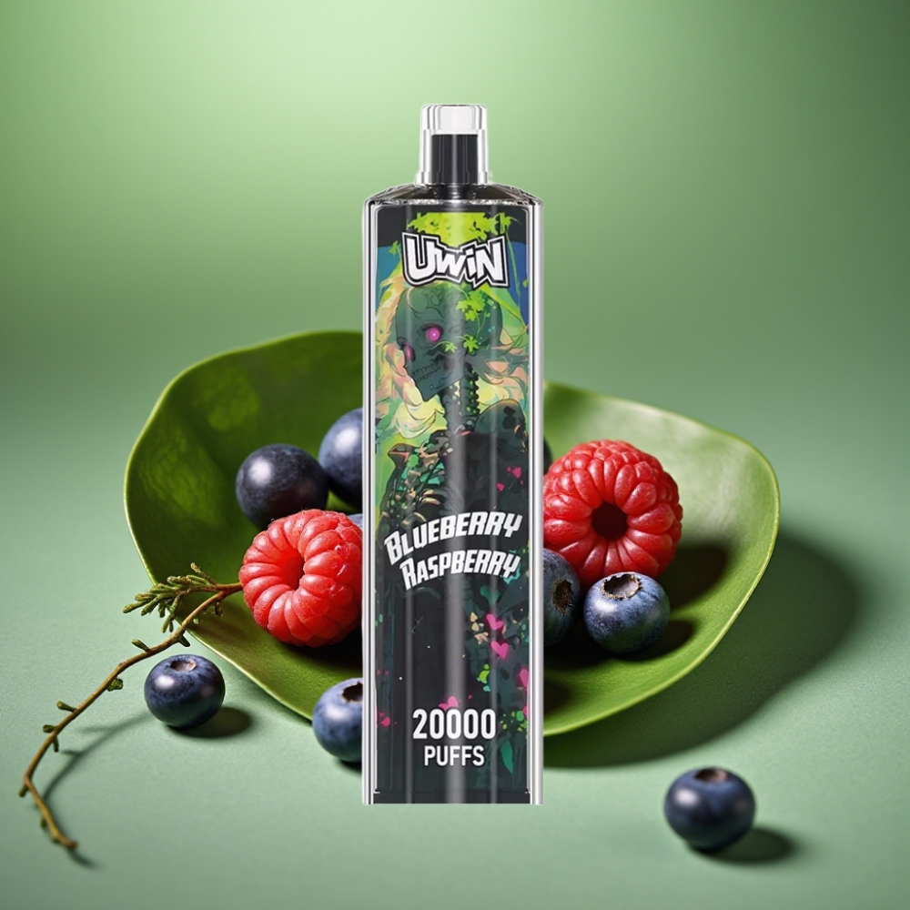 Uwin Shisha Hookah Crystal 20000 Puffs Arándano Frambuesa 22ml