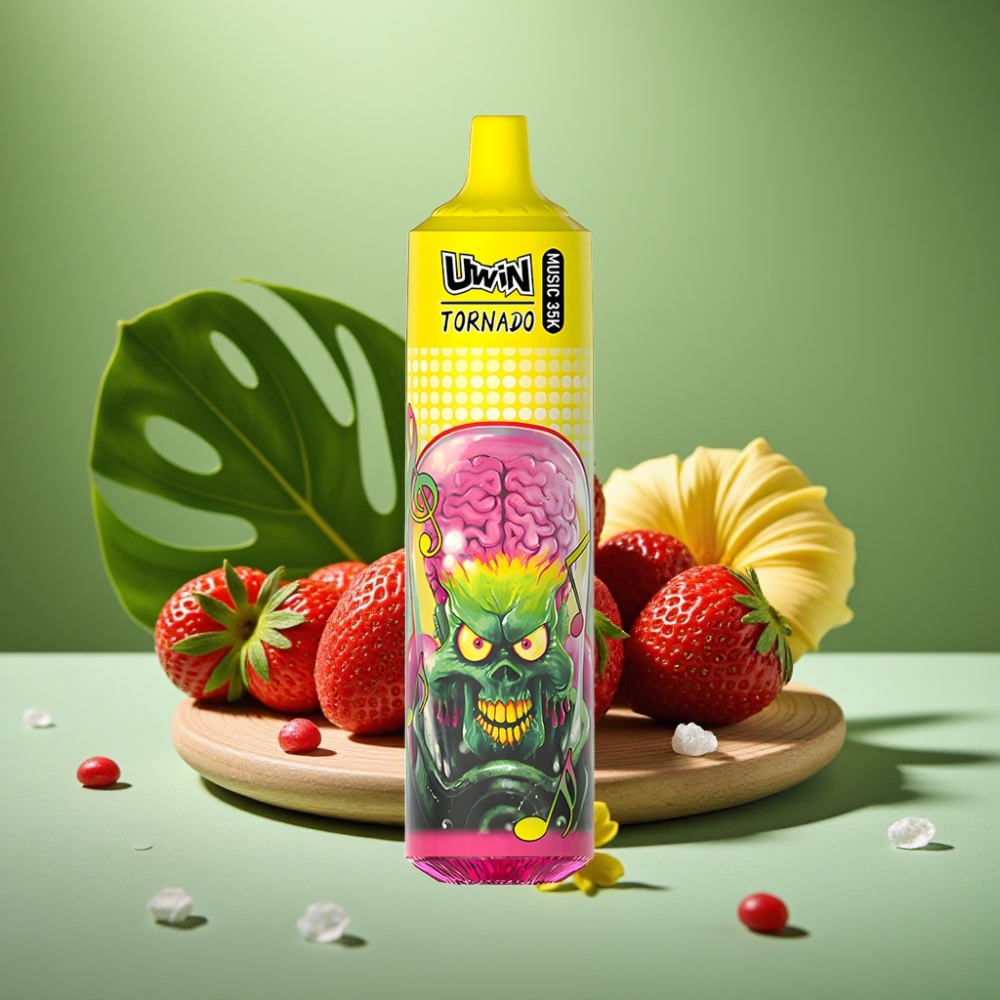 Uwin Tornado 35K 5% Fresa Helada vape distributor Mexico