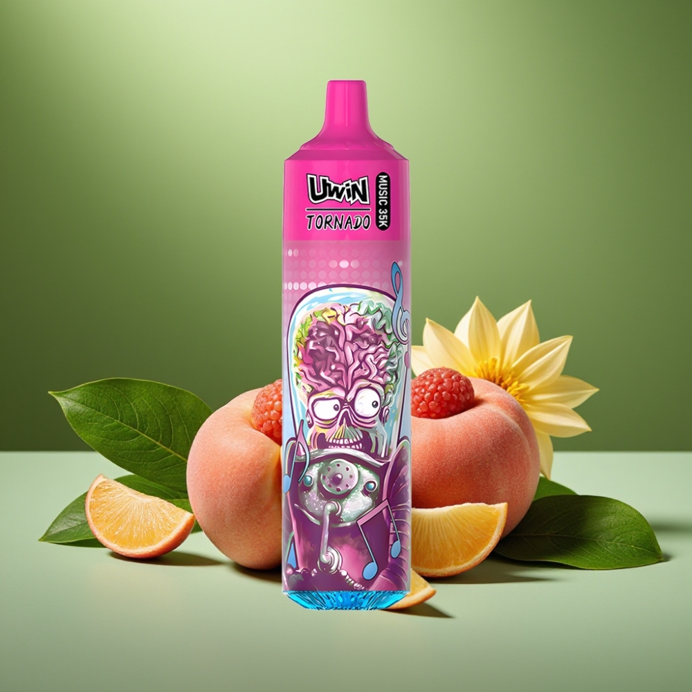 Uwin Tornado 35K Durazno Baya Tipo-C vape distributor Mexico