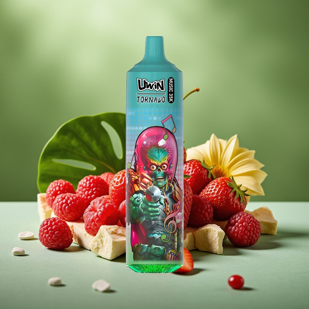 Uwin Tornado 35K Fresa Frambuesa Cereza Hielo Tipo-C vape distributor Mexico