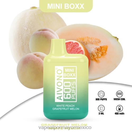 melón melocotón blanco pomelo