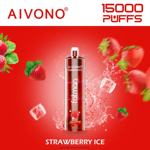 hielo de fresa