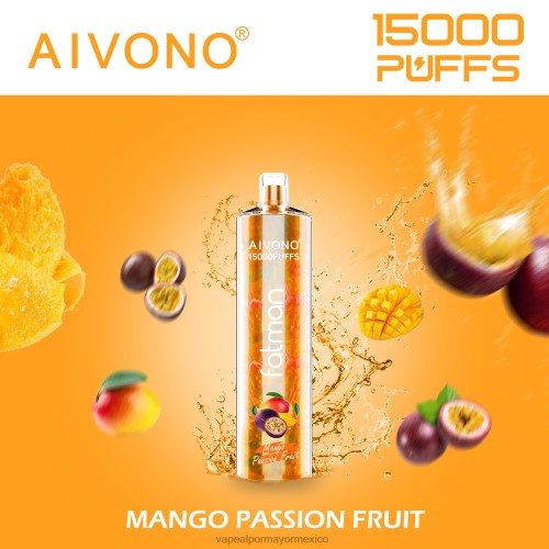Vaporizador Desechable Por Mayor - Aivono FATMAN 15000 mango maracuyá 4066419