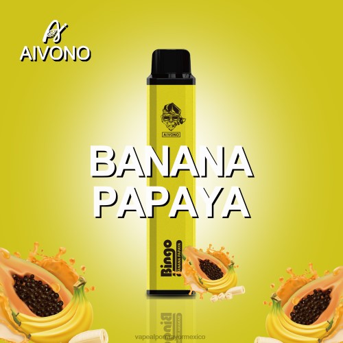 plátano papaya
