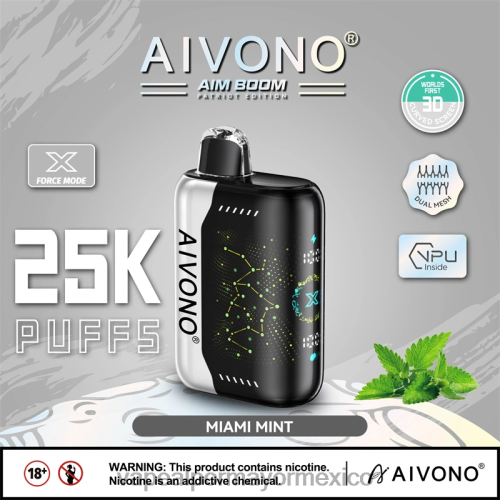Vaporizador Desechable Por Mayor - Aivono AIM BOOM 25000 menta de miami 40664349