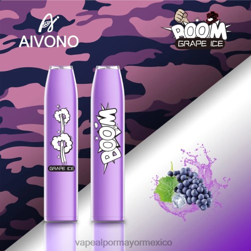 Vaporizador Desechable Por Mayor - Aivono AIM BOOM 600 hielo de uva 40664359