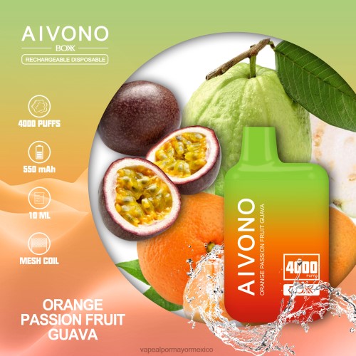 guayaba naranja y maracuya