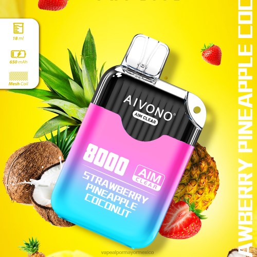 fresa piña coco
