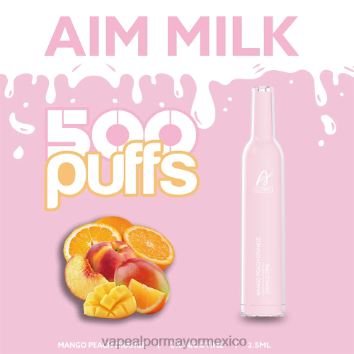Vaporizador Desechable Por Mayor - Aivono AIM MILK 500 mango melocotón naranja 40664269