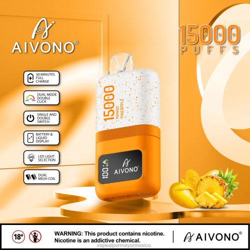 Vaporizador Desechable Por Mayor - Aivono AIM magic 15000 mango piña 4066469