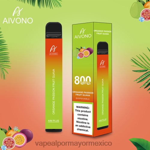 Vaporizador Desechable Por Mayor - Aivono AIM PLUS 800 naranja maracuyá guayaba 40664189