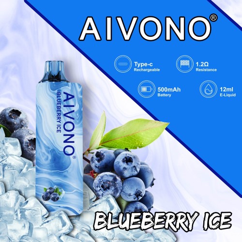 hielo de arándanos