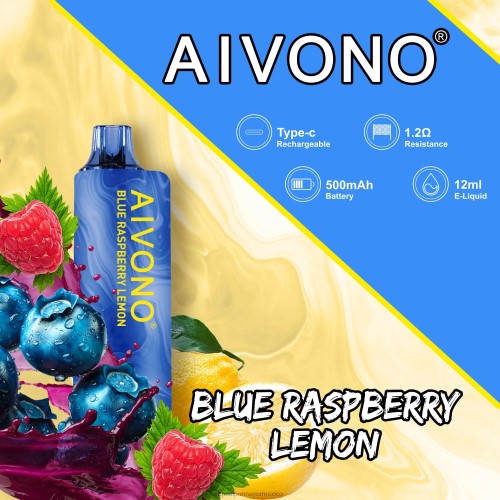 Vaporizador Desechable Por Mayor - Aivono AIM GUN 7000 arándano frambuesa limón 40664109