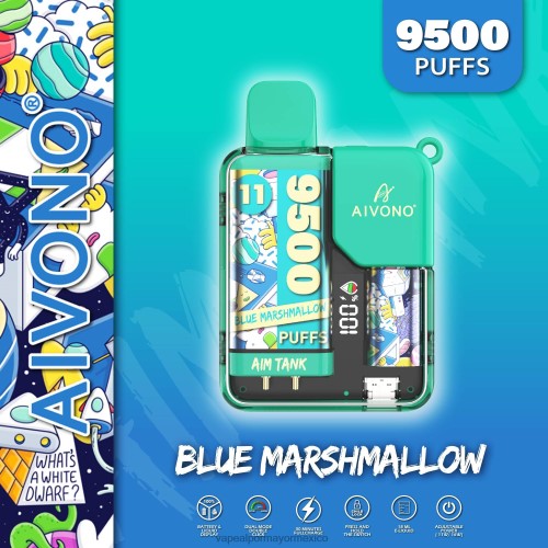 malvavisco azul