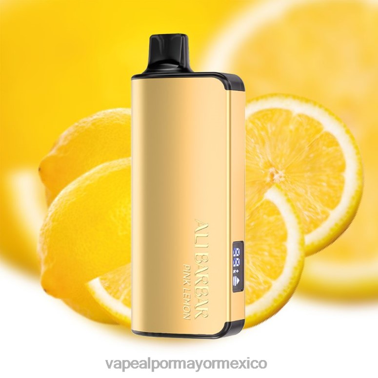 Atomizador Vaporizador Elétrico - Alibarbar Ingot 20000 vaporizadores desechables limon rosa HJ86240