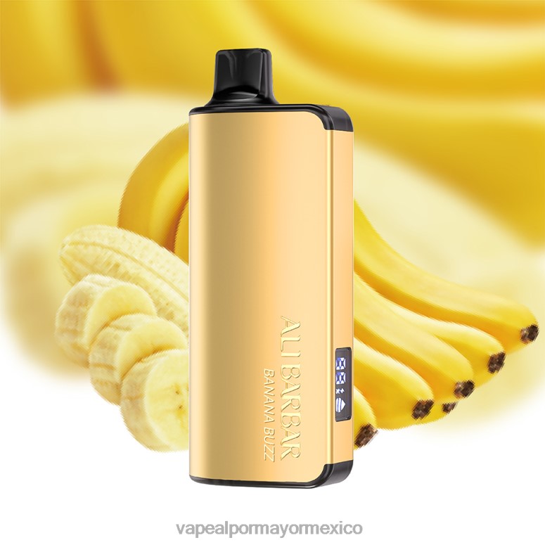 Vaporizador Mexico - Alibarbar Ingot 9000 vaporizadores desechables zumbido de plátano HJ86227