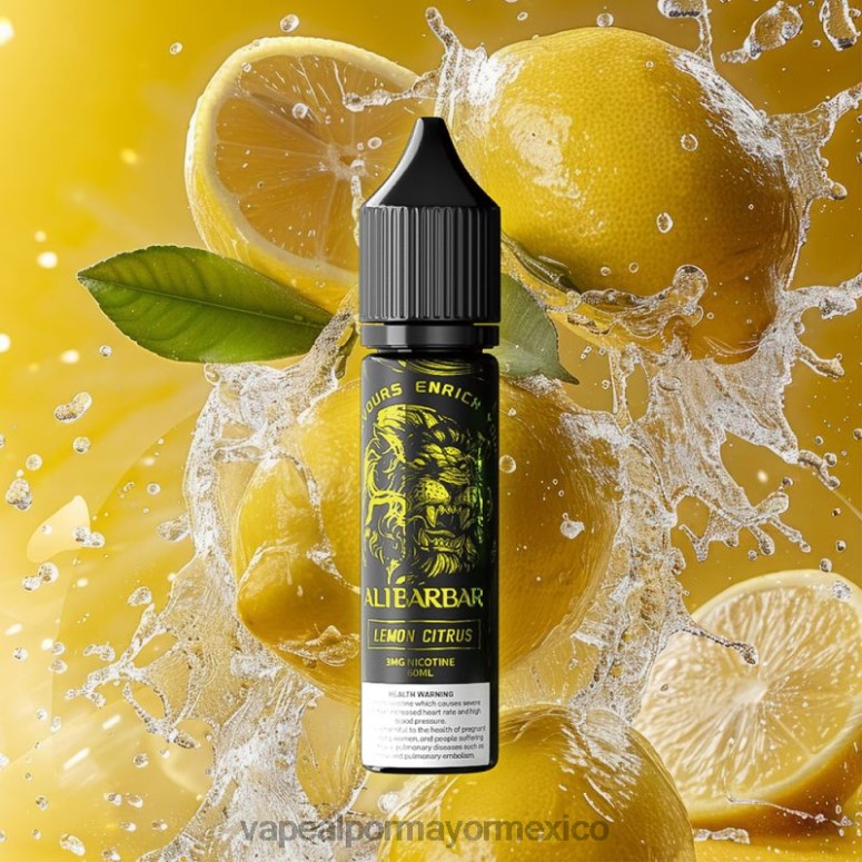 Atomizador Vaporizador Elétrico - Alibarbar narguile de ónix cítricos de limón HJ86290