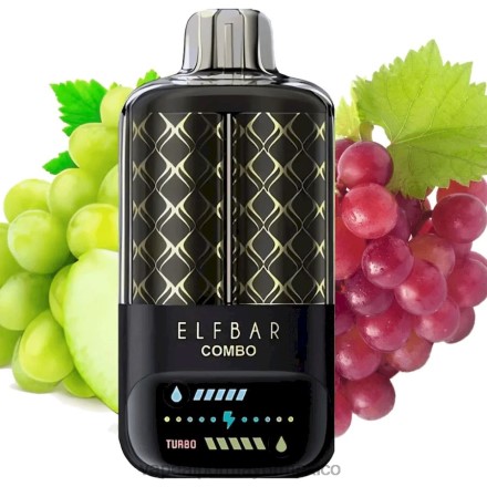 Vaporizador Desechable Por Mayor - Elf Bar Combo 25000 uva verde y uva 04P249