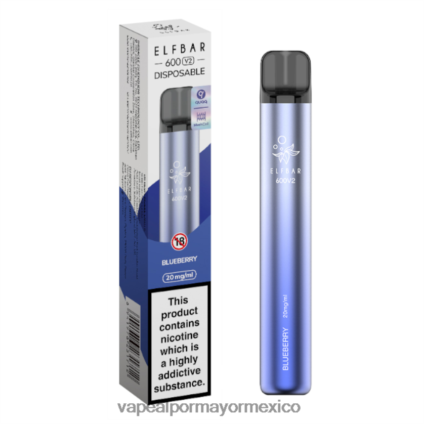 Vaporizador Desechable Al Por Mayor arándano D4H84F275 ELFBAR 600V2 20 mg